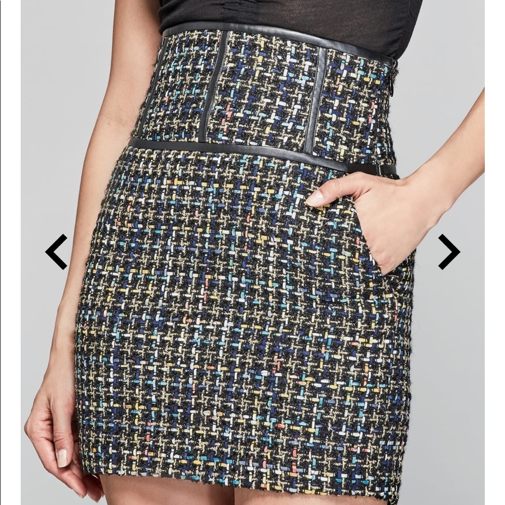 GEELA TWEED SKIRT - Picture 3 of 8